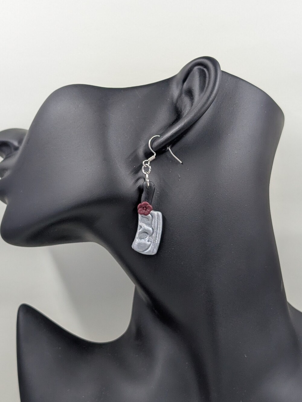 Hatchet Skull Earrings